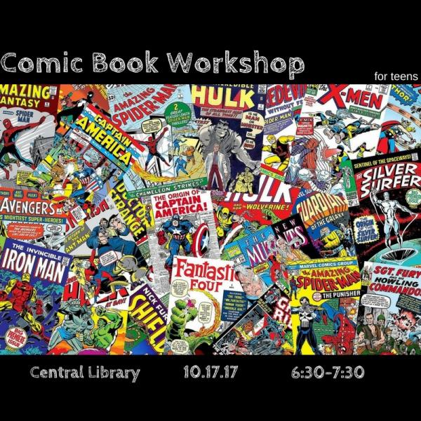 Image for event: Creating Comic Books and Graphic Novels