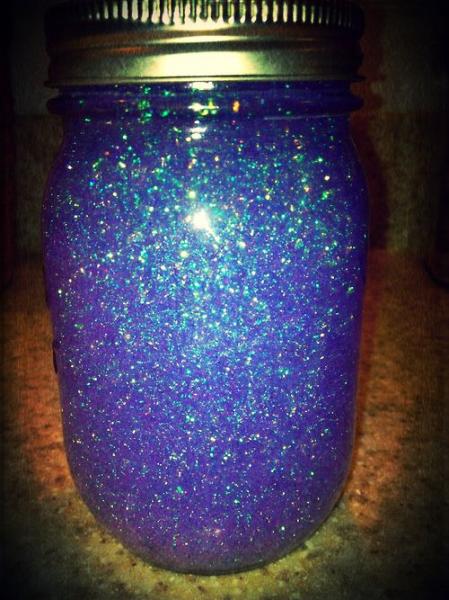 Image for event: The Galaxy in Your Hand: Make a Glittery Space Jar!