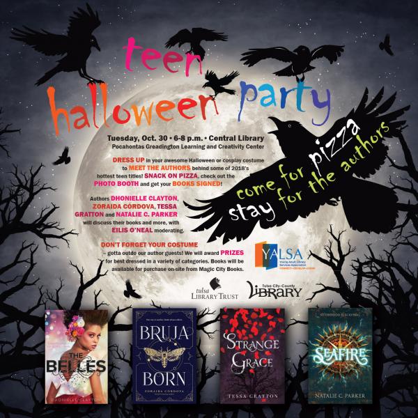 Image for event: Teen Halloween Party: Come for Pizza, Stay for the Authors