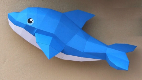 Image for event: 3D Papercraft: Dolphin