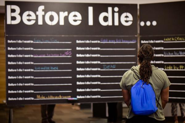Image for event: Before I Die: A Global Art Project