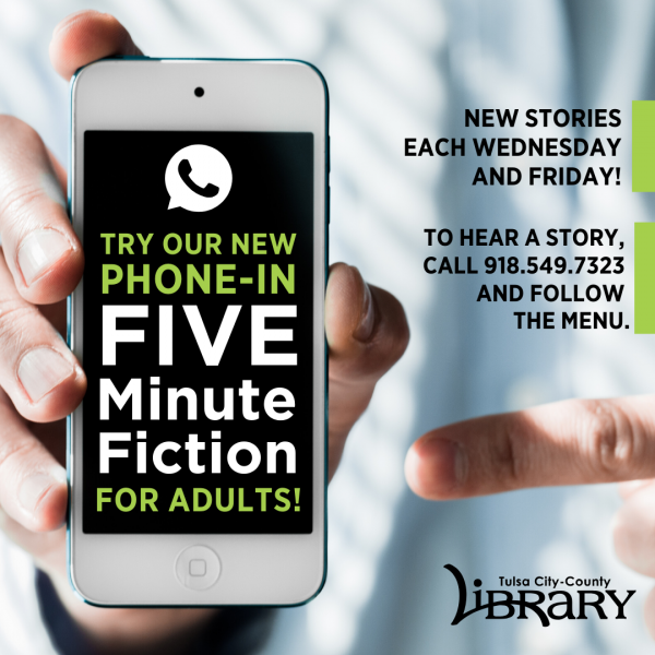 Image for event: Five Minute Fiction: Phone-In Storytime for Adults 