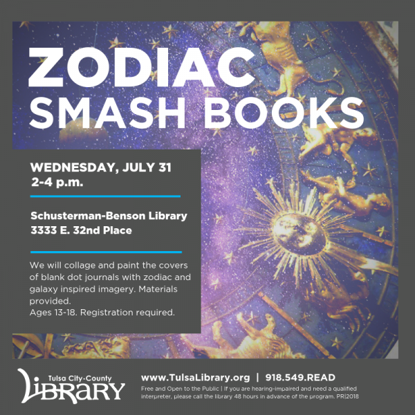 Image for event: Zodiac Smash Books
