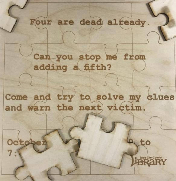 Image for event: Murder @ PH: Solve the Clues, Warn the Victim!