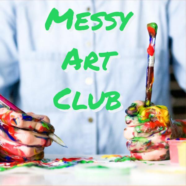 Image for event: Messy Art Club: Yarn Art Paintings