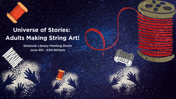 Image for event: Universe of Stories: Adults Making String Art!
